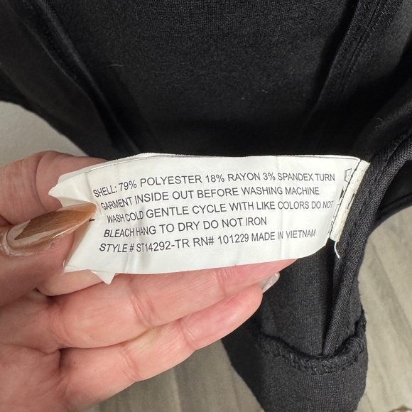 Pre-owned Women's Stoosh Extraordinary  Black Blazer Large one button closure - Picture 11 of 11